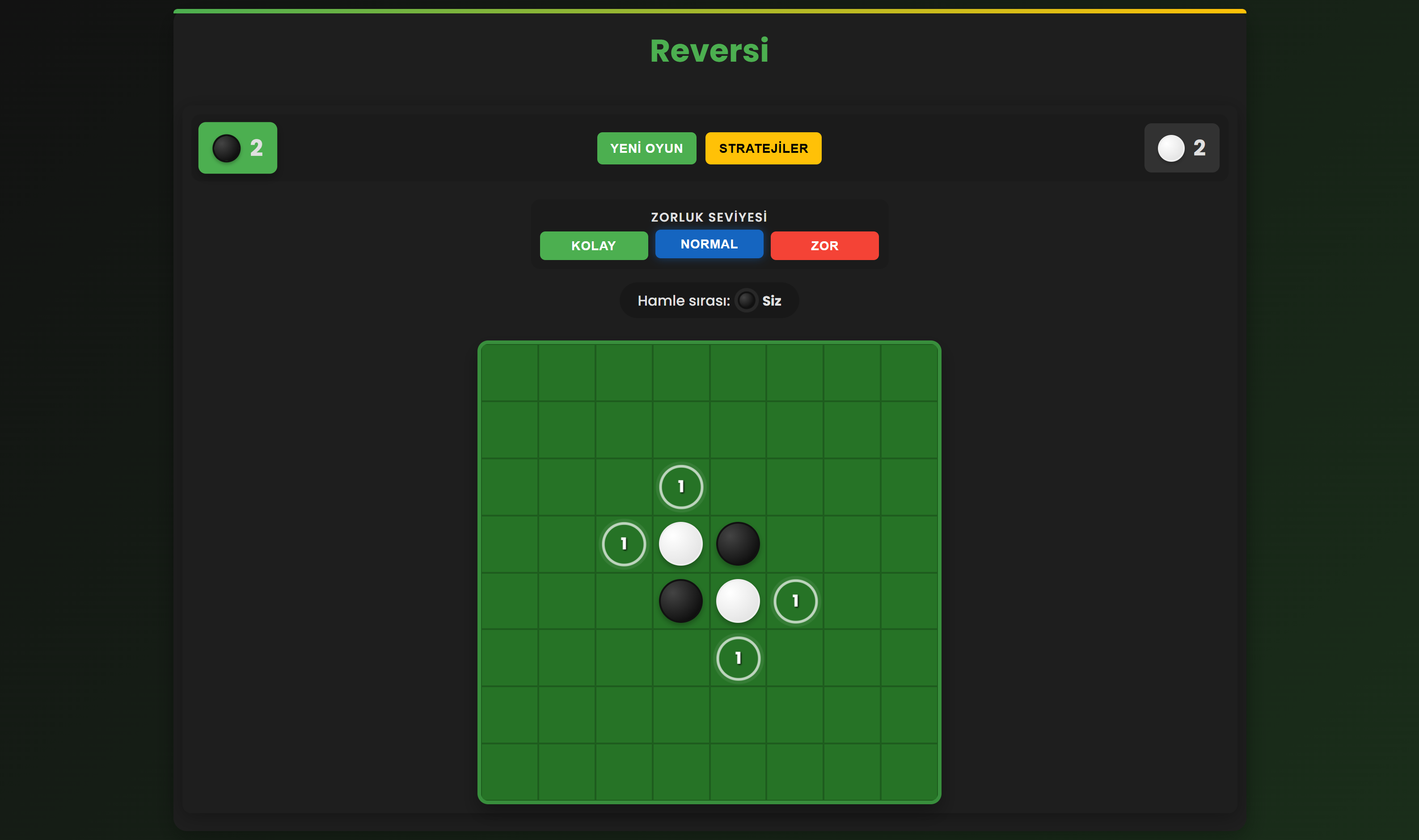 reversi.codeyzer.com Ekran Görüntüsü